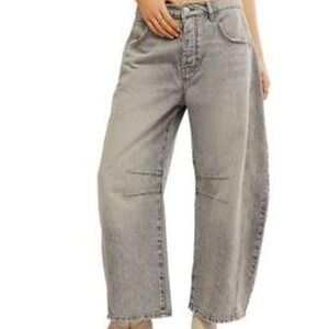 Free People We the Free Lucky You Mid Rise Barrel sz 27